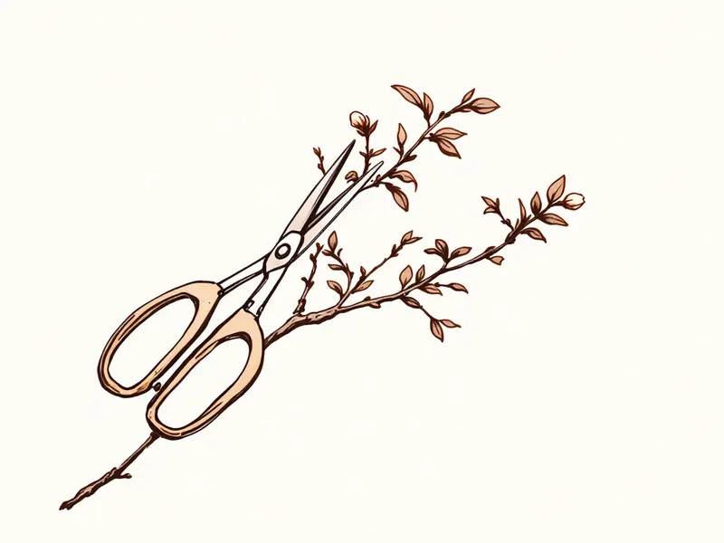 Clip and grow: shaping with cuts, not wire, ink drawing