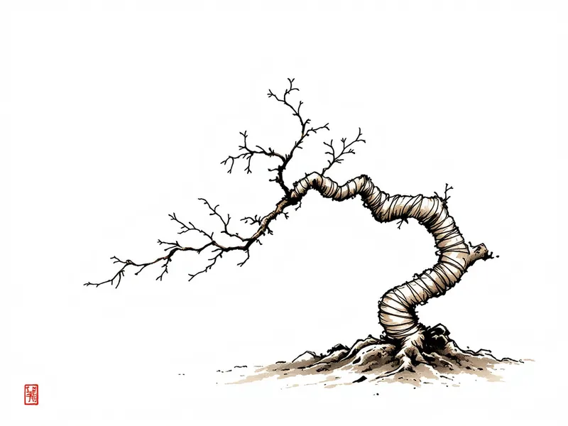 wiring, ink drawing